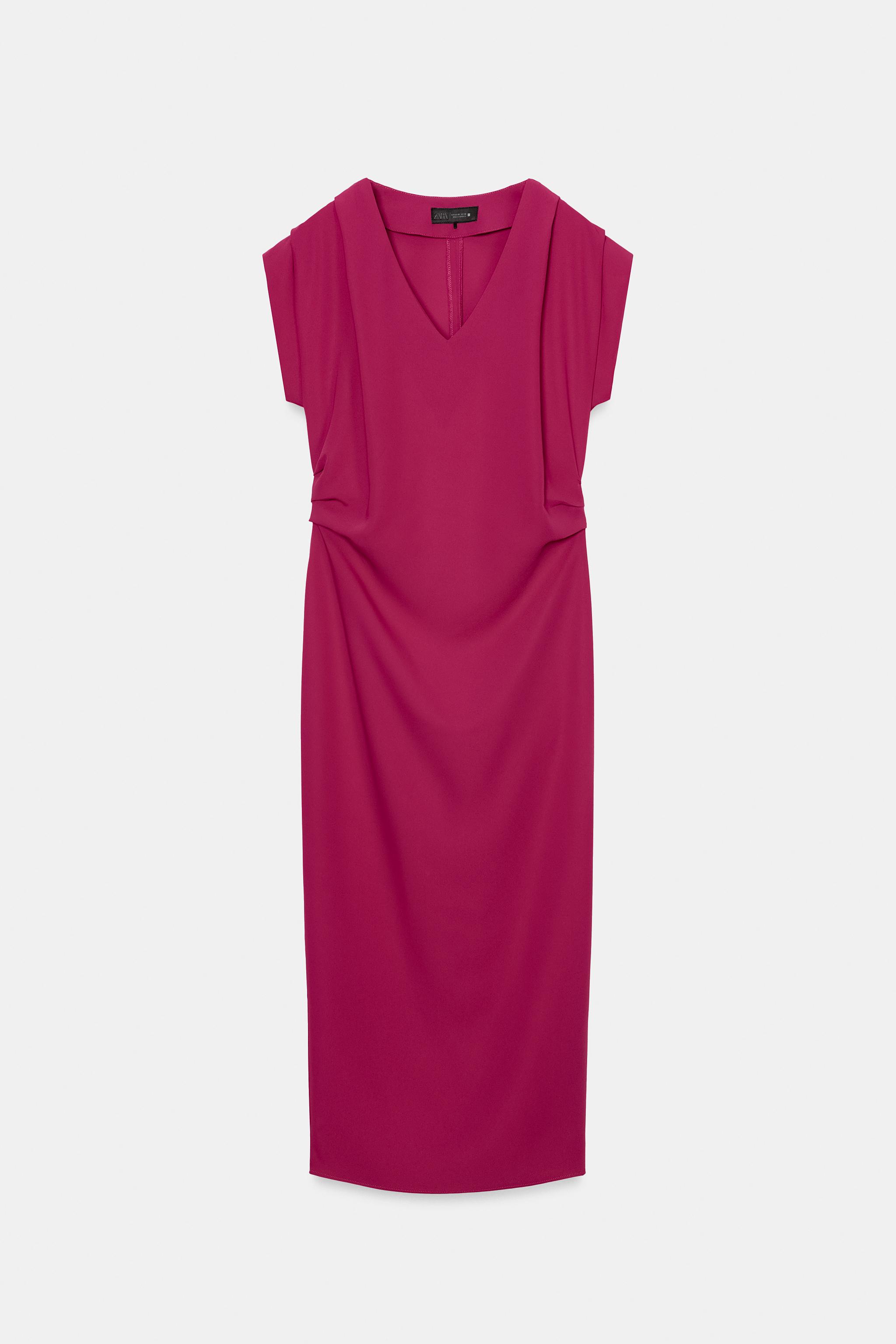 ROBE MI-LONGUE PLISSÉE
